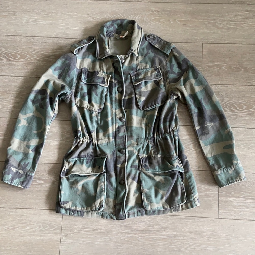 Free People Camo Jacket